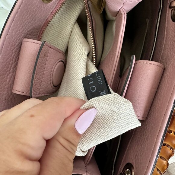 Gucci Bamboo Tote in Blush - Picture 6 of 16
